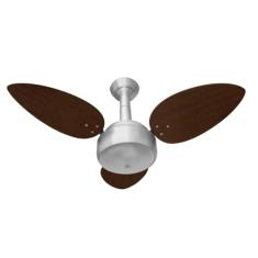 Venti-Delta Ventilador de Teto Miray Prata 3 Pás 127 V C3V, 403118, 130 W, Prata