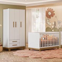 Quarto Infantil Q Encanto Guarda-Roupa e Berço - Q Move