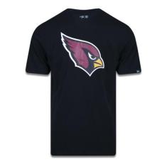 Camiseta Nfl Arizona Cardinals Preto Mescla Cinza New Era