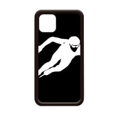 Skating Black Winter Sport Outline para iPhone 11 Pro Max Capa para Apple Mobile Case