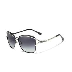 Óculos de Sol Retrô Luxuoso Kingseven Anti-reflexo Proteção Uv400 (Preto)
