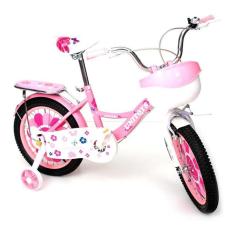 Bicicleta Infantil Rosa Princesa Aro 16 Menina-Feminino