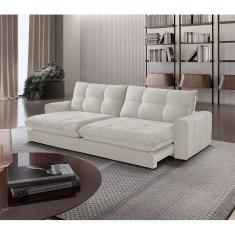 Sofá Firenze Linho 02 Módulos De 80cm B25cm Meu Sofá Online A302 Linho Branco