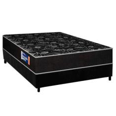Conjunto Box Casal: Colchão Espuma Plumatex D28 IsoPluma + Base CRC Su
