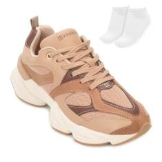 TÊNIS FEMININO RAMARIM (Caramelo, BR, Adulto, Numérico, 34)