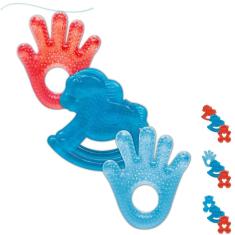 Kit 3 Mordedores Buba Infantil Bebe Agua Resfriavel Gelado