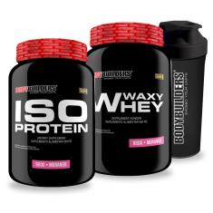 Kit Whey Iso Protein 900g + Whey Waxy Whey 900g + Coq - Bodybuilders-Unissex
