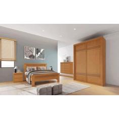 Guarda Roupa 2 Portas 3 Gavetas - Pietro - Móveis Bettio