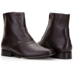 Bota Capelli Boots Cano Médio com Detalhes em Costura Masculina
