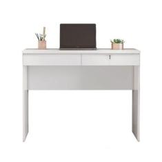 Escrivaninha 2 Gavetas Chave Felícia Branco