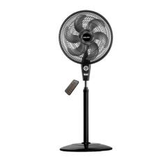 Ventilador De Coluna Mallory Air Timer Ts+ Com Controle Remoto 3 Velocidades 40cm Preto E Grafite - 220v