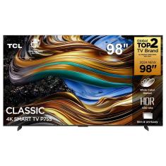 Imagem de Smart TV 98” 4K UHD TCL 98P755 com Processador AIPQ GEN 3.0, Google TV, Wi-Fi, Bluetooth, Dolby Vision e Atmos