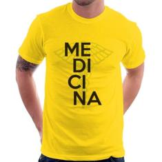 Camiseta Medicina Estudante - Foca na Moda, Amarelo, M