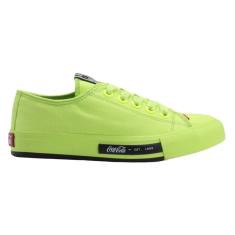 Tênis Casual Coca Cola Cc2146 Daytona Limão