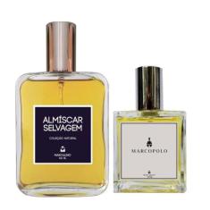 Kit Perfume Masc. - Almíscar Selvagem 100Ml + Marcopolo 30Ml - Essênci