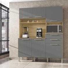 Cozinha Compacta 6 Portas 2 Gavetas Montesa Kits Paraná