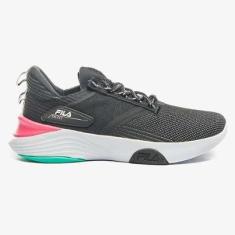 Tênis Esportivo Feminino Select Preto Hot Pink Bermuda Fila F01AT00045-5878-Feminino