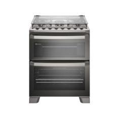 Fogão 5 Bocas Electrolux FE5DC com Duplo Forno, Prata, 110V