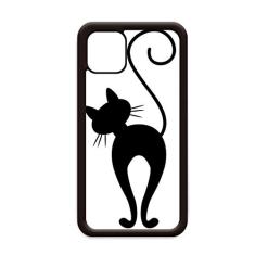 Capa de animal Sihouette em formato de coração para iPhone 12 Pro Max para Apple Mini Mobile Case