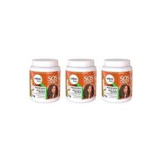 Creme Para Pentear Salon Line 1Kg Coco Trat Profundo - 3Un