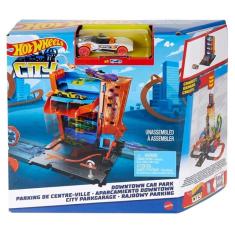 Hot Wheels Pista City Garagem Mattel HDR28