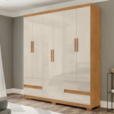 Guarda Roupa San Diego 6 Portas e 4 Gavetas - Marafon Móveis