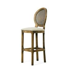 Banqueta Medalhão - Castanho Oregon - Datelli Design, FAIXA 1 LINHO 07