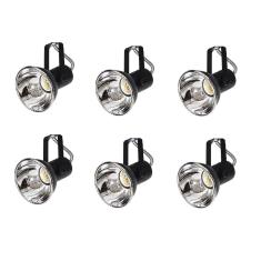 Kit 6 Spot Trilho Perfilado Eletro calha Par20 Bulbo OL5