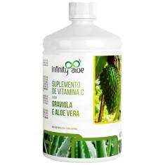 Suplemento de Vitamina C Sabor Babosa Aloe Vera com Graviola 1L - Infinity