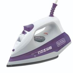 Ferro a Vapor Black e Decker FX1000, Branco e Roxo, 110V