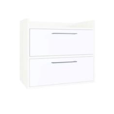 Gabinete Banheiro Suspenso 2 Portas Trovarelli Branco