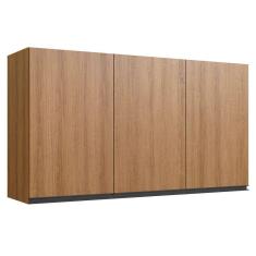 Armário Aéreo Cozinha 120 Cm 3 Portas 2 Prateleiras Montana - Quiditá Móveis