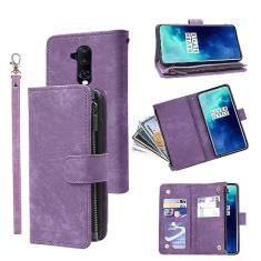 Capa carteira compatível com OnePlus 7T Pro OnePlus7TPro 5G Edição Mclaren e capa carteira de couro vintage premium com suporte para cartão de crédito para One Plus 7TPro 1Plus 1 + 1+ mulheres homens