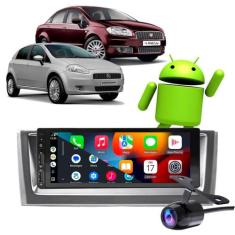 Central Multimídia Punto 2008-2012 1 Din Android-Auto Carplay - E-Carp