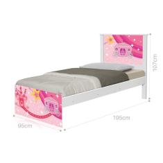 Cama Solteiro Carruagem Castelo