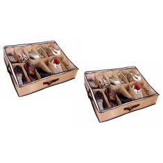 Organizador Sapato Chinelo Sandália Tênis 24 Pares Com Capa - Vb Home