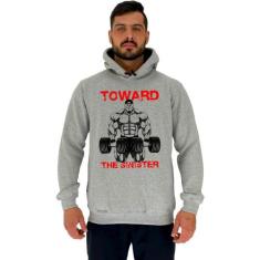 Blusa Moletom Tradicional Com Touca MXD Conceito Toward The Sinister, 