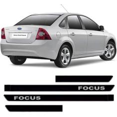 Friso Lateral Ford Focus 2010 a 2011 Borrachão com Nome - top mix