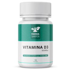 Vitamina D3 50.000ui 12 Cápsulas