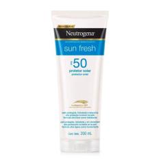 Protetor Solar Neutrogena Sun Fresh FPS 50 200ml, 1 Unidade, 200ml