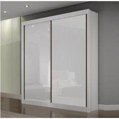 Guarda Roupa Casal sem Espelho 2 Portas 3 Gavetas São Paulo Branco