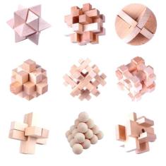 Jogo De Qi Quebra-cabeças Inteligente 3d Desafio De Encaixe - Topmixsh