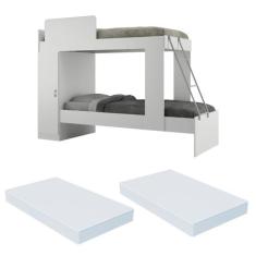 Beliche com Colchão Incluso 1 Porta Havana Multimóveis Branco