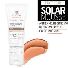 Fotoproteção Protetor Solar Mousse Fps50 40g Adcos, Beige 