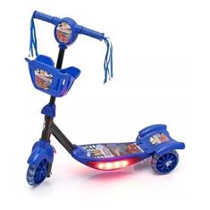 Patinete com Cesta Luz e Som Azul, DM Radical