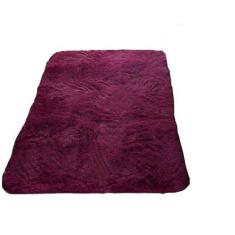 Tapete Passadeira Felpuda Peluda Beira de Cama Macia Shaggy 1,00 X 0,6