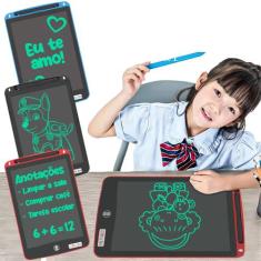 Lousa Mágica Tablet Infantil Tela Lcd 8,5 Desenhar Escrever - Dm Toys,