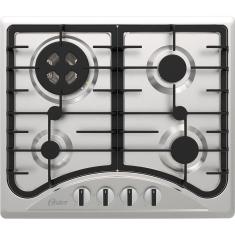 Cooktop A Gás Inox 4 Bocas Oster Semiprofissional Bivolt