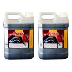 Kit 2 Renovador de Pneus Borracha OGÊ Pretinho e Brilho 5L - Borlen