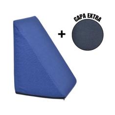 Travesseiro Triangular Encosto Anatômico Espuma Apoio Costas Repouso L